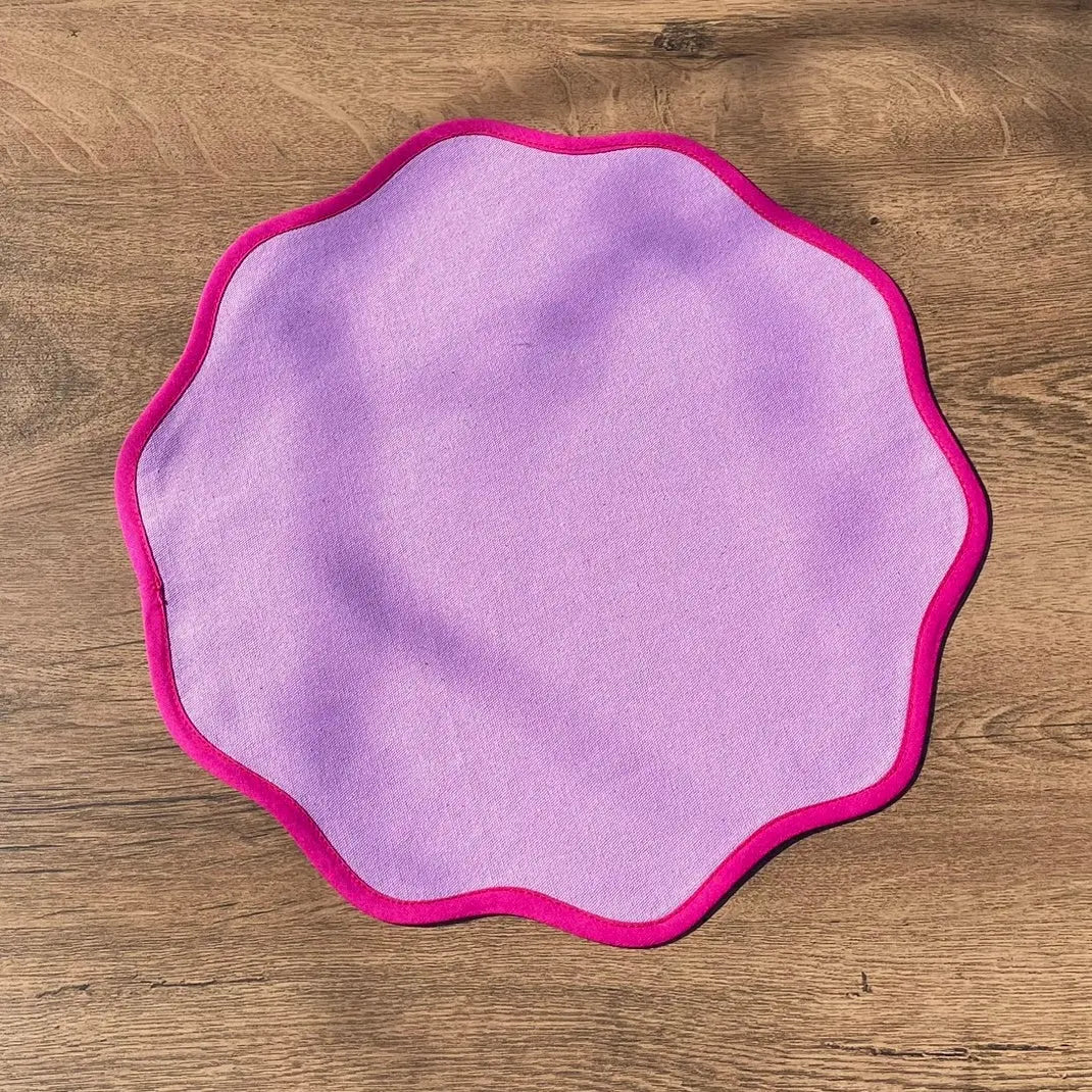 Napron "ROUND LILAC" - CasaCrystal