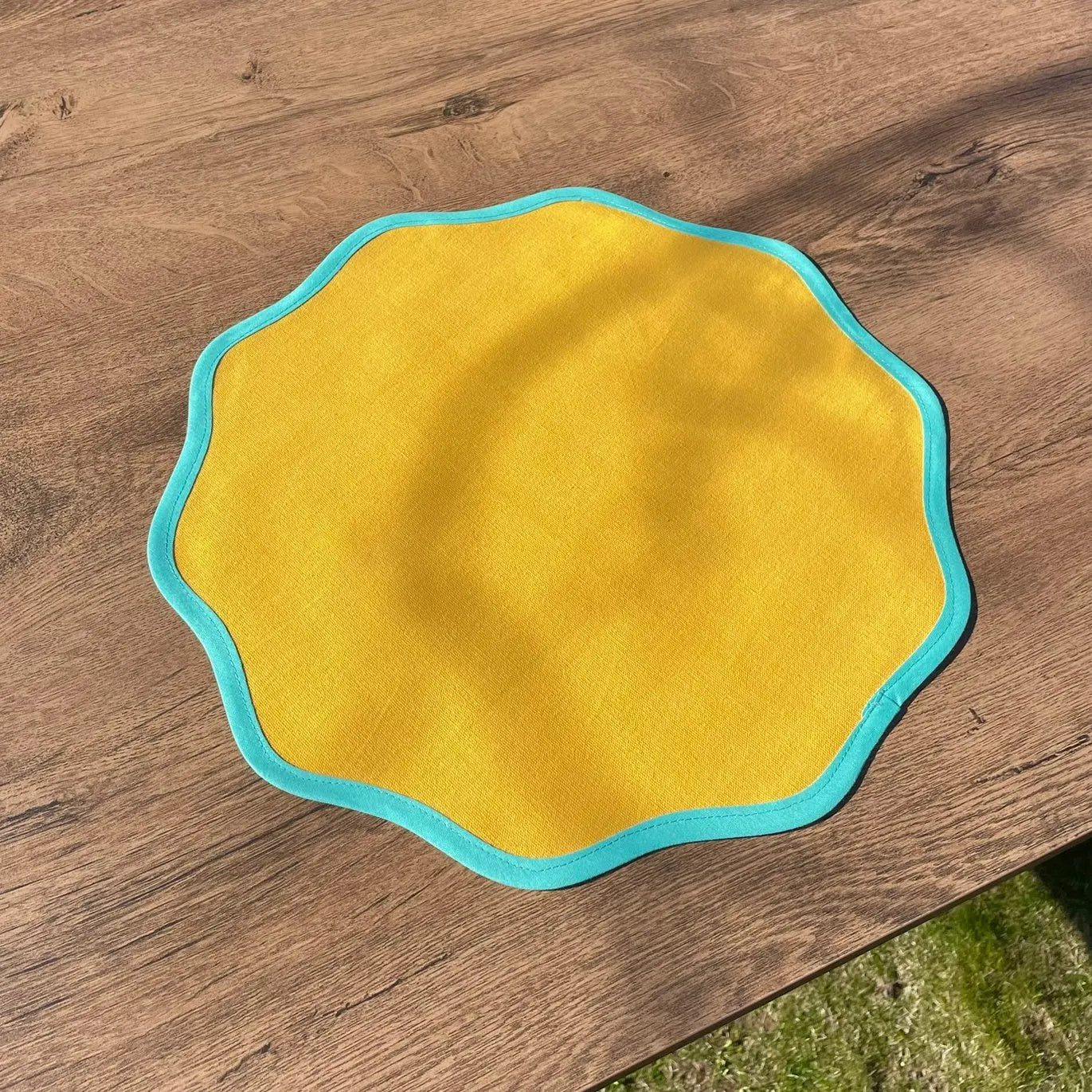 Napron "ROUND YELLOW" - CasaCrystal