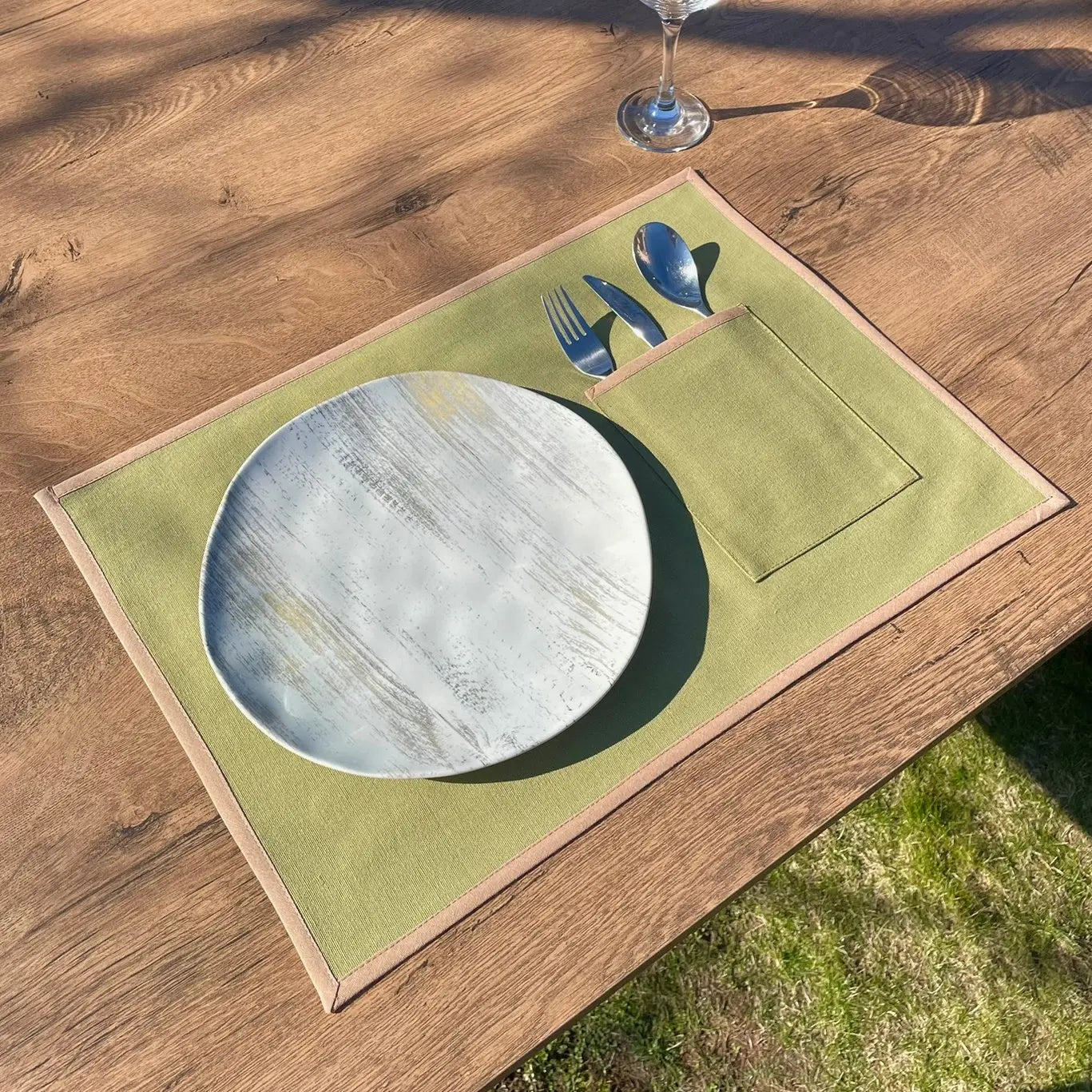 Napron "GREEN" - CasaCrystal