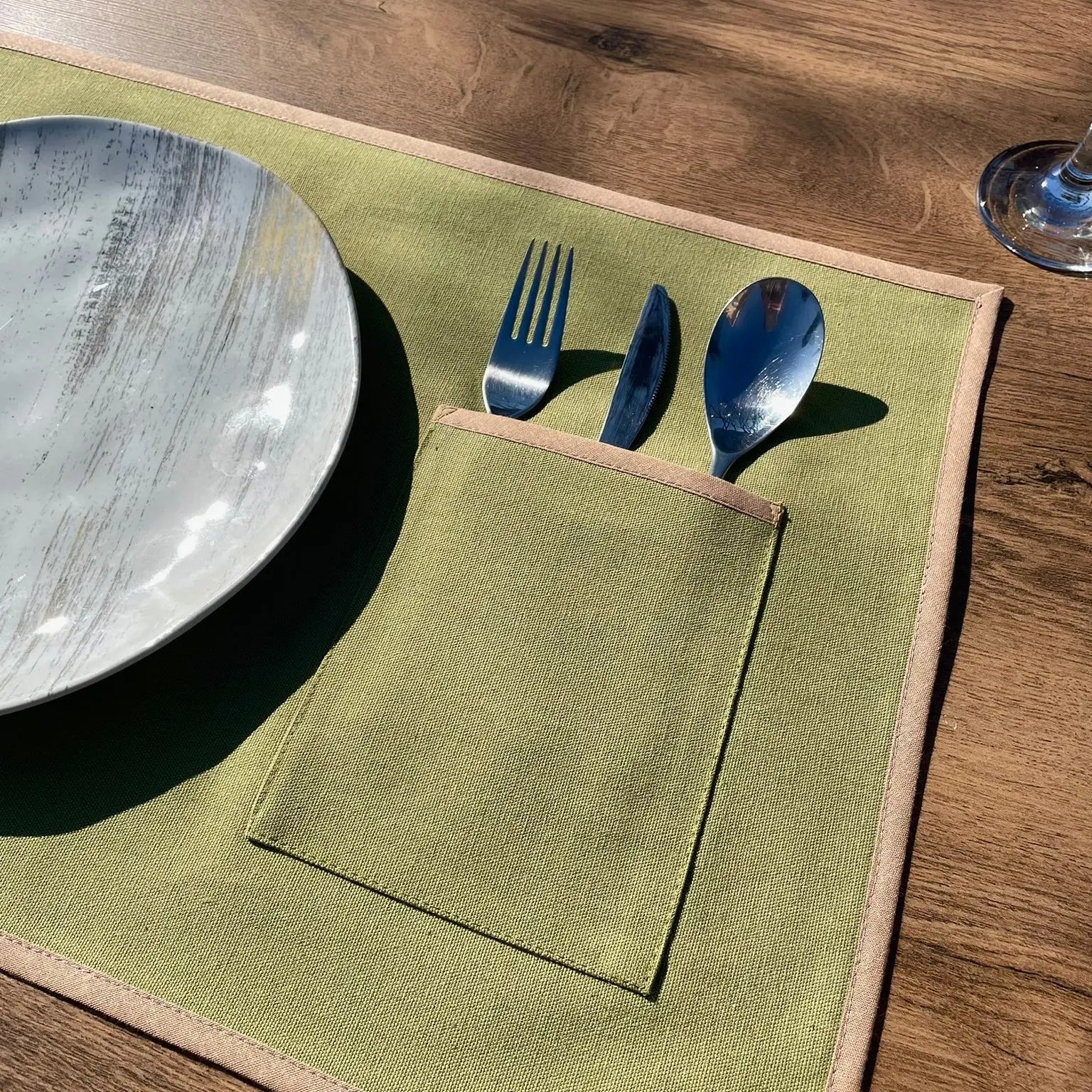 Napron "GREEN" - CasaCrystal