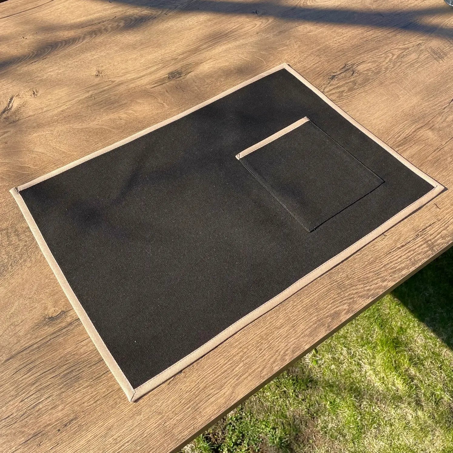 Napron "BLACK" - CasaCrystal