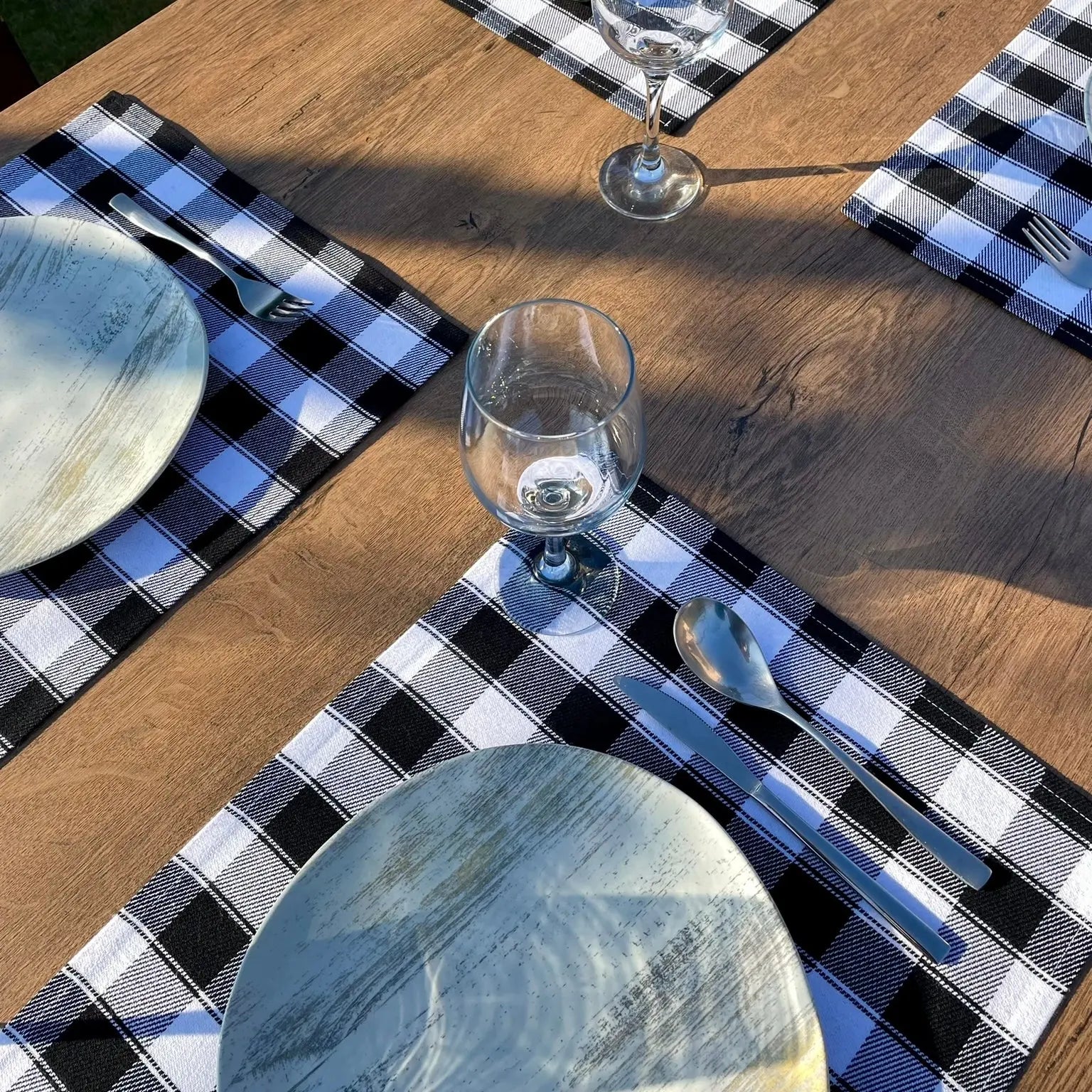 Napron "CHECKERS" - CasaCrystal