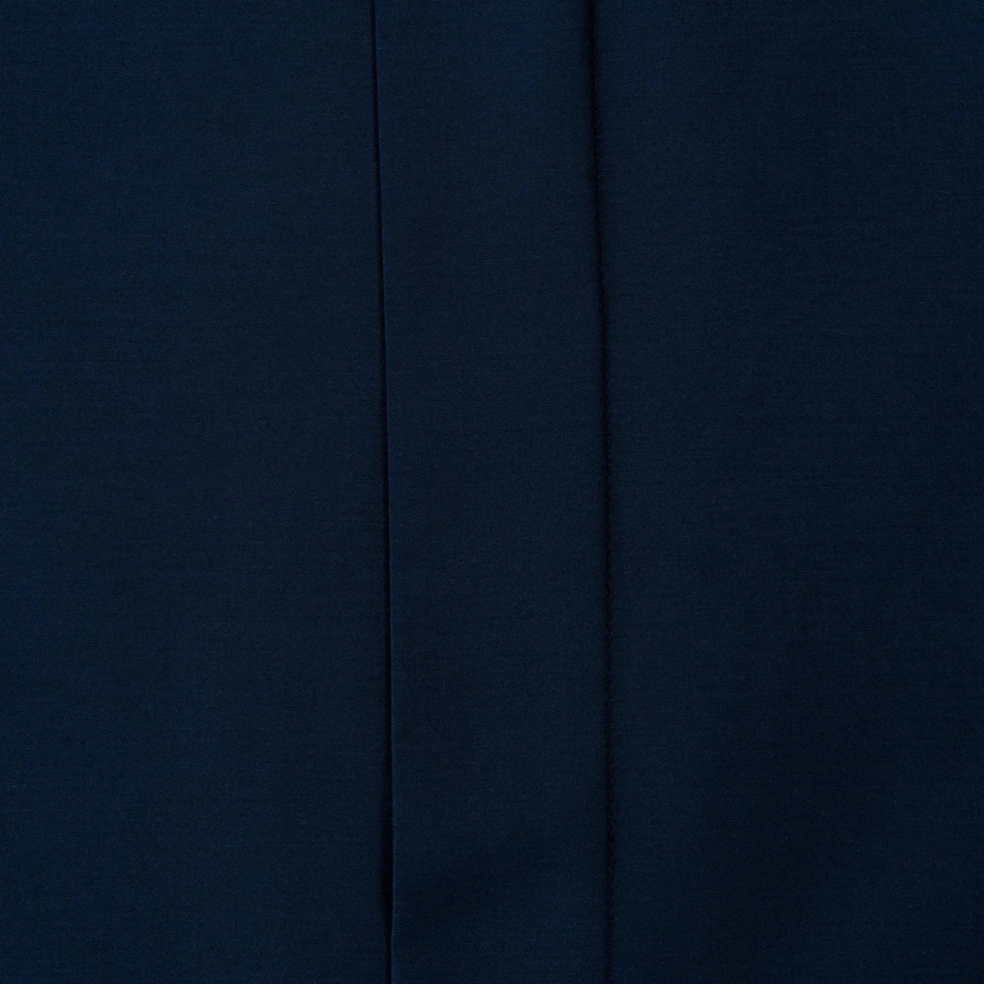 Lenjerie de pat 1 persoană Albastru din bumbac satinat dens simplă, personalizabilă – SIMPLE NAVY CASA CRYSTAL CasaCrystal