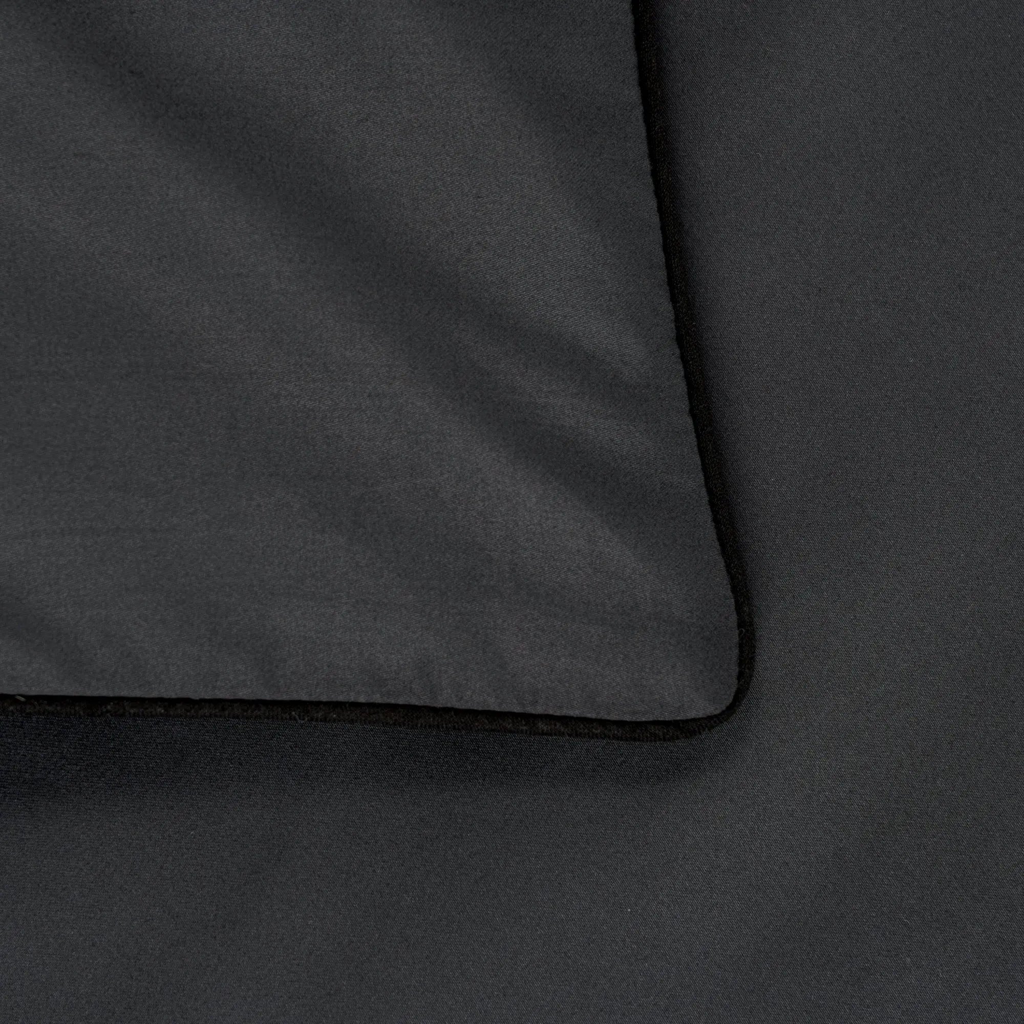 Lenjerie de pat 1 persoană Gri din bumbac satinat dens simplă, personalizabilă – ELEGANT ANTRACIT CasaCrystal CasaCrystal