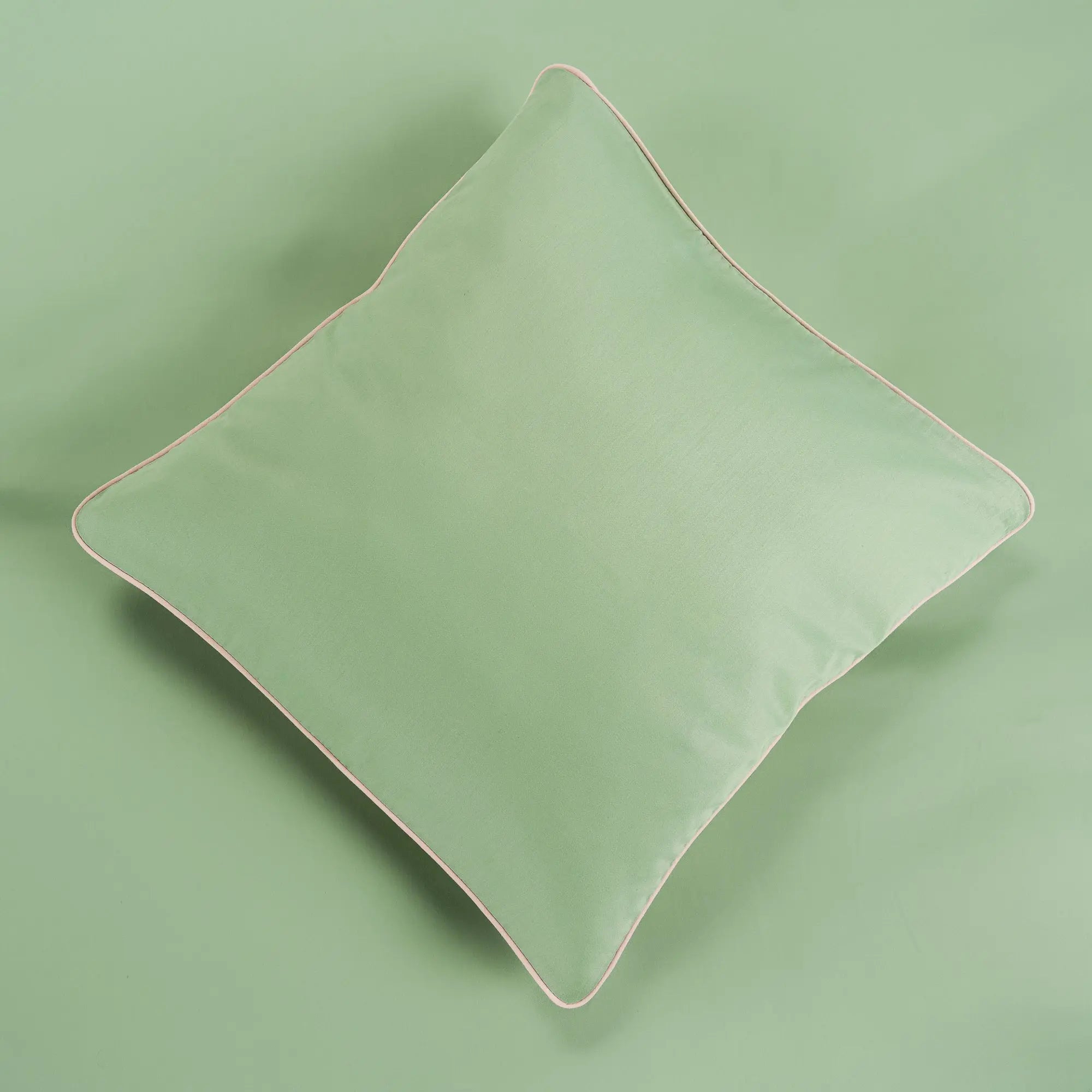 Lenjerie de pat 1 persoană Verde și Roz, cu două fețe, din bumbac satinat dens, personalizabilă – SPRING CASA CRYSTAL CasaCrystal