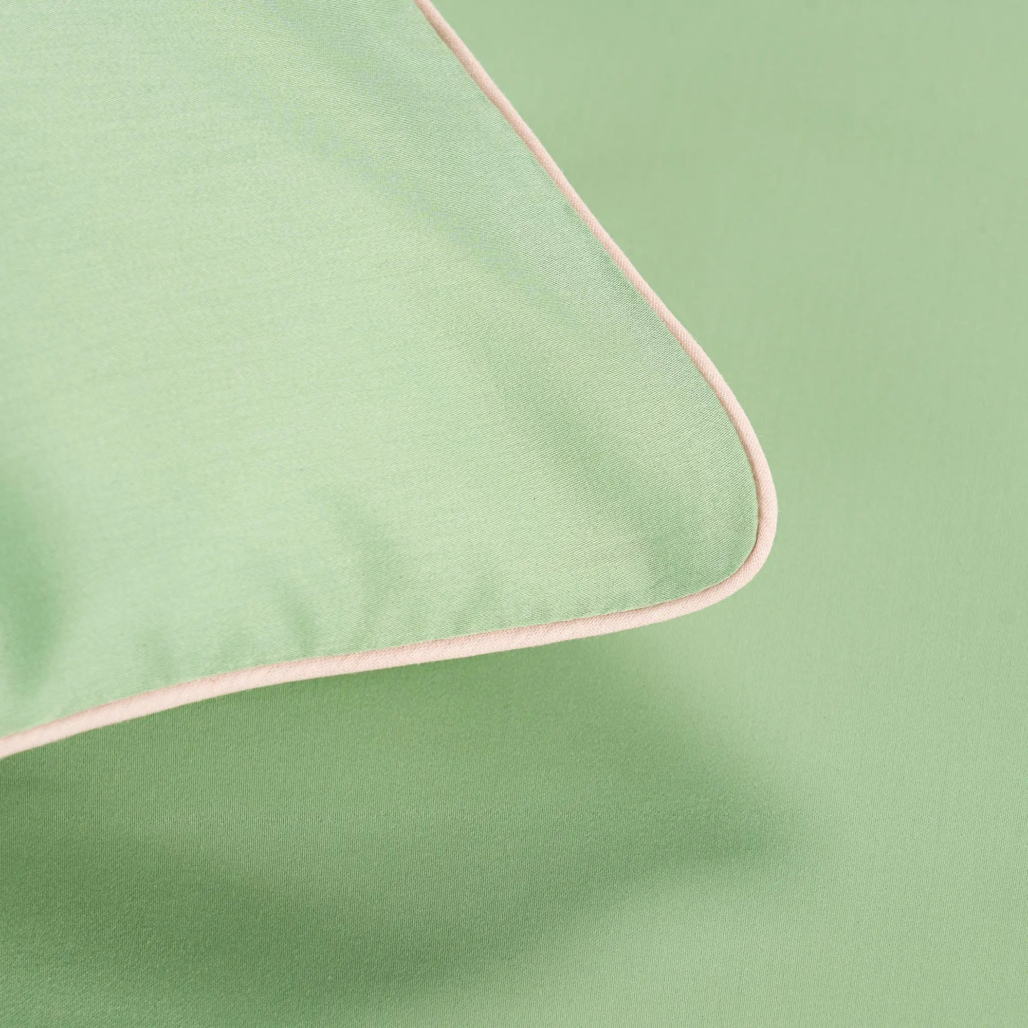 Lenjerie de pat 1 persoană Verde și Roz, cu două fețe, din bumbac satinat dens, personalizabilă – SPRING CASA CRYSTAL CasaCrystal