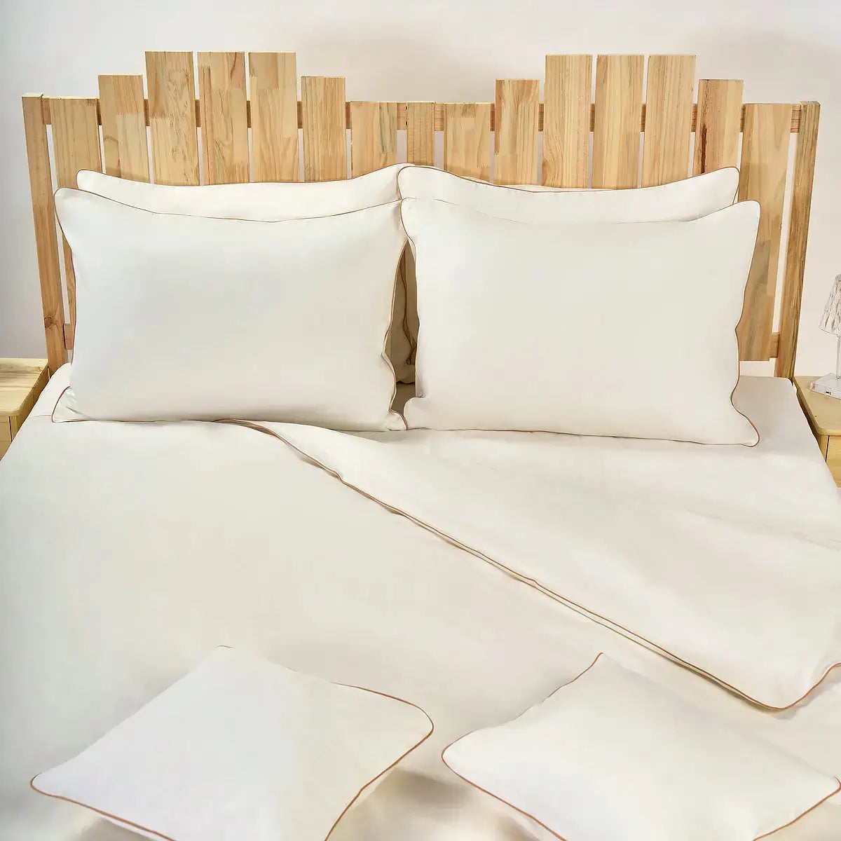 Lenjerie de pat "ELEGANT IVOIRE" CasaCrystal CasaCrystal