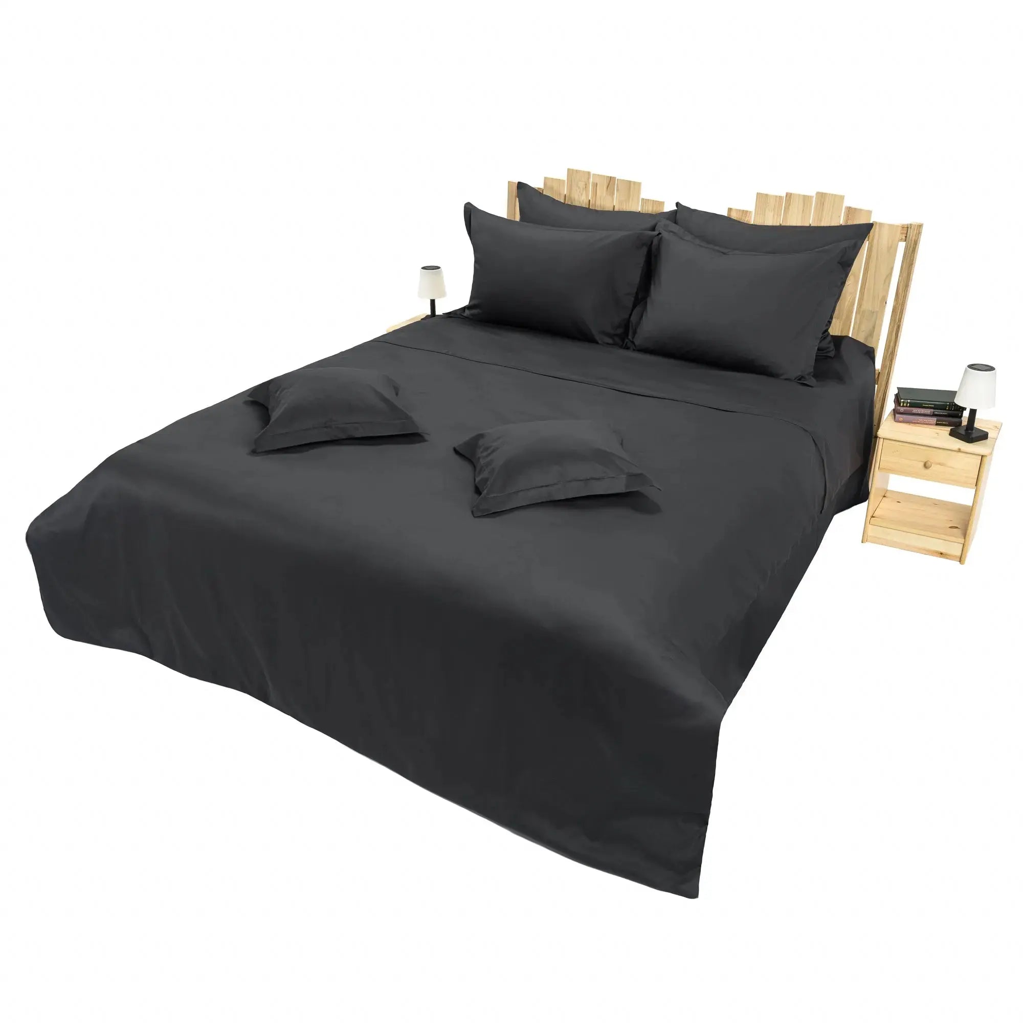 Lenjerie de pat 1 persoană Gri din bumbac satinat dens simplă, personalizabilă – SIMPLE ANTRACIT CRISTAL CONSTRUCT SRL CasaCrystal