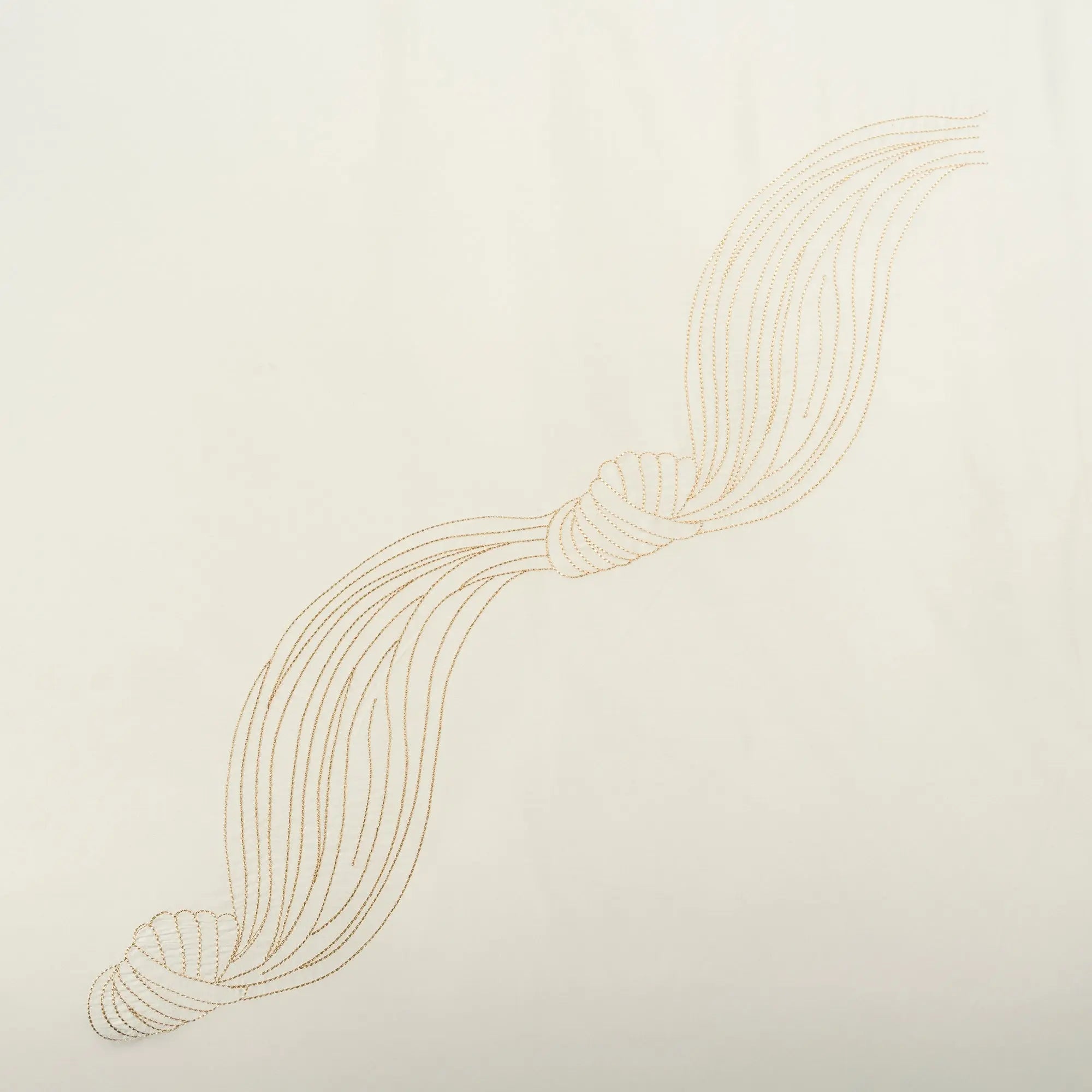 Lenjerie de pat 2 persoane Ivoar din bumbac satinat dens brodată cu motive textil, personalizabilă – DRAPE CASA CRYSTAL CasaCrystal