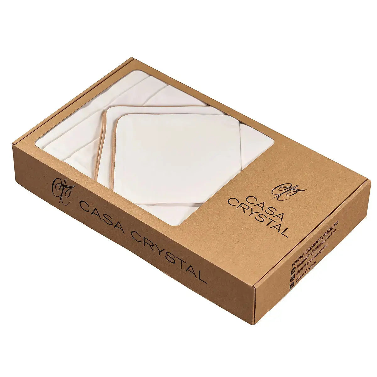 Lenjerie de pat "ELEGANT IVOIRE" - CasaCrystal