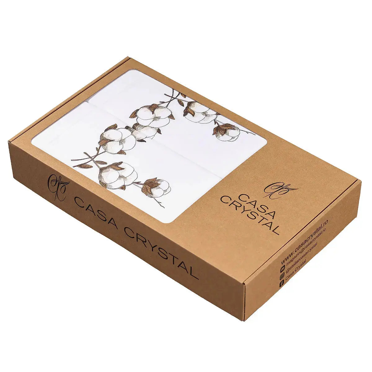 Lenjerie de pat „COTTON FLOWER” - CasaCrystal