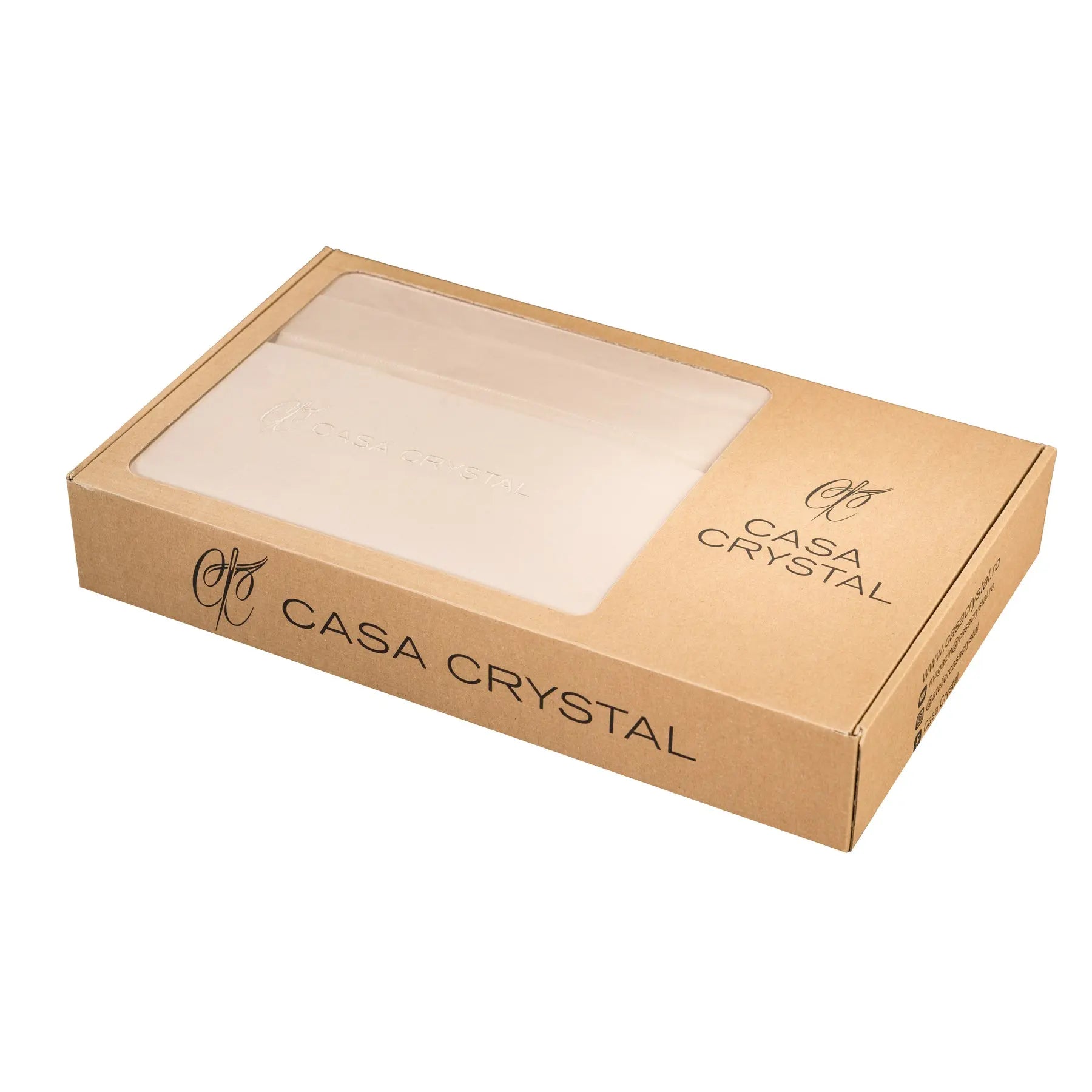 Lenjerie de pat single "SIMPLE CREAM" CasaCrystal CasaCrystal