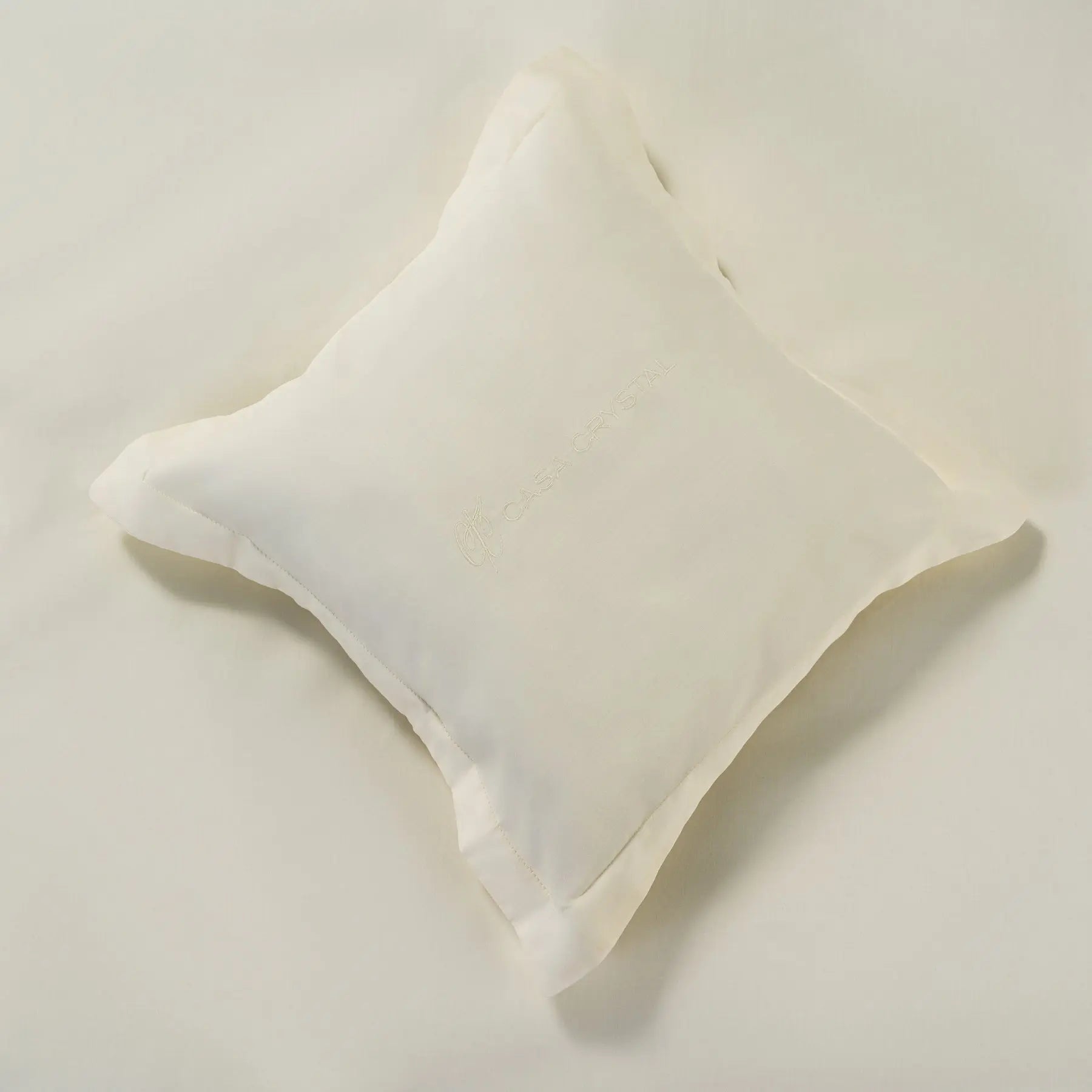 Lenjerie de pat single "SIMPLE IVOIRE" CasaCrystal CasaCrystal