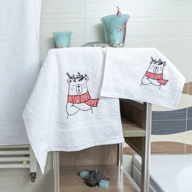 Prosoape Albe „Winter Bear”