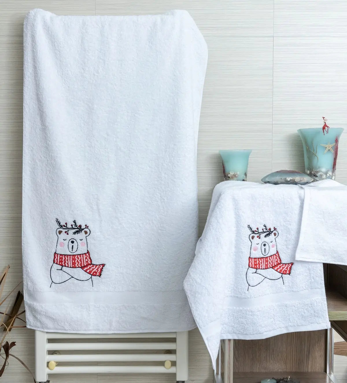 Prosoape Albe „Winter Bear”