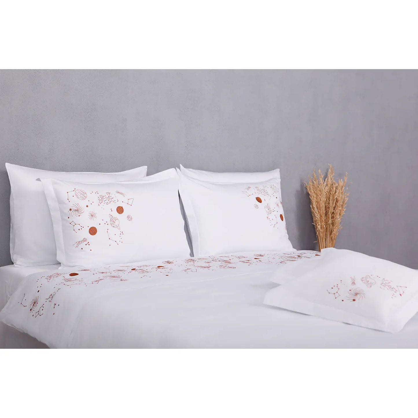 Lenjerie de pat "WHITE GALAXY"