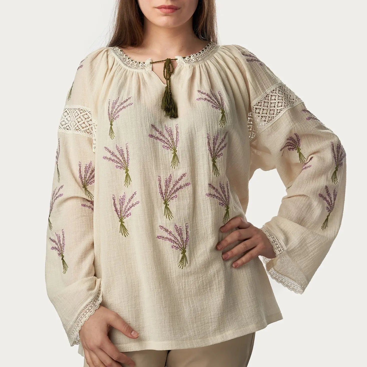 Ie traditionala "LAVANDA" - CasaCrystal