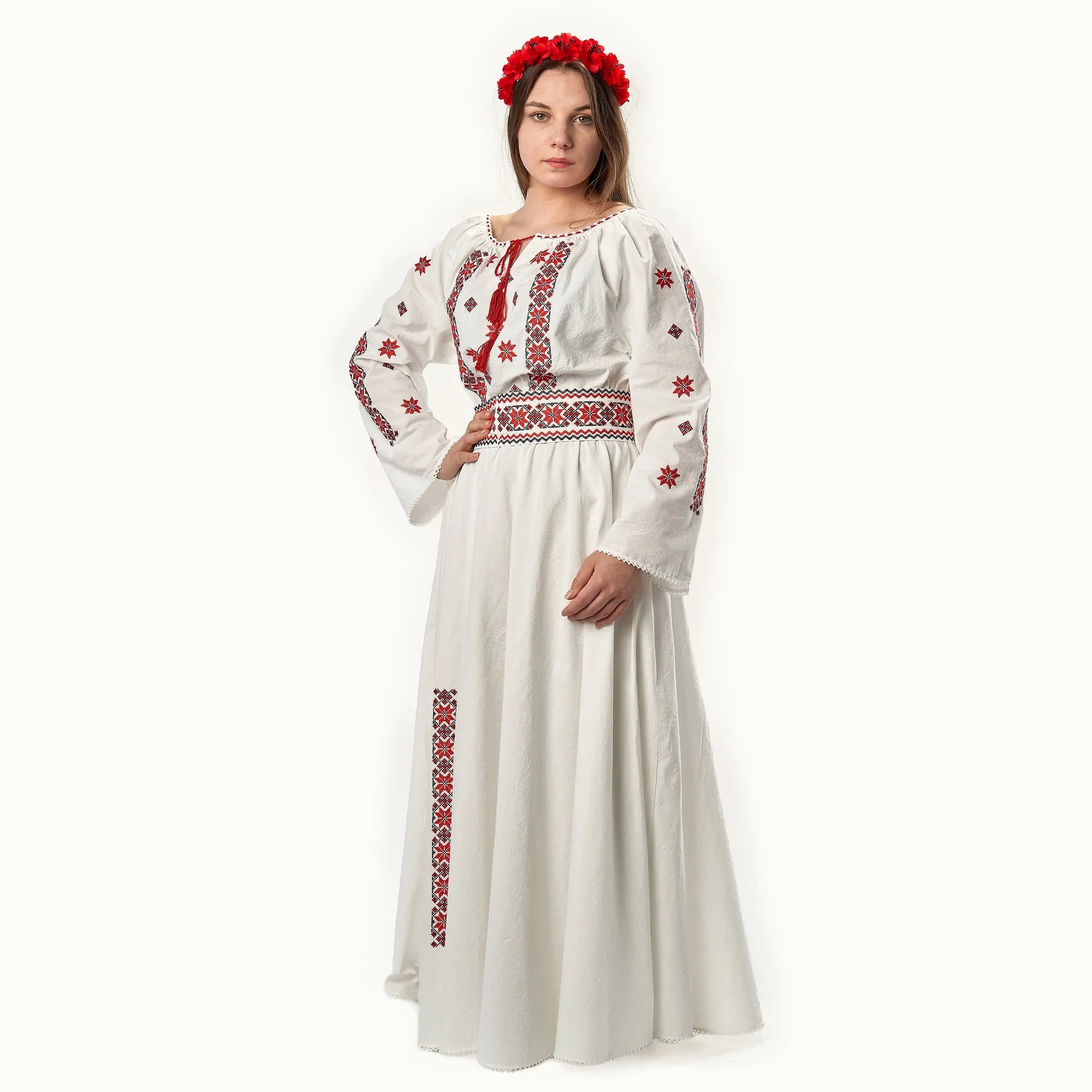 Rochie traditionala "RALUCA" - CasaCrystal