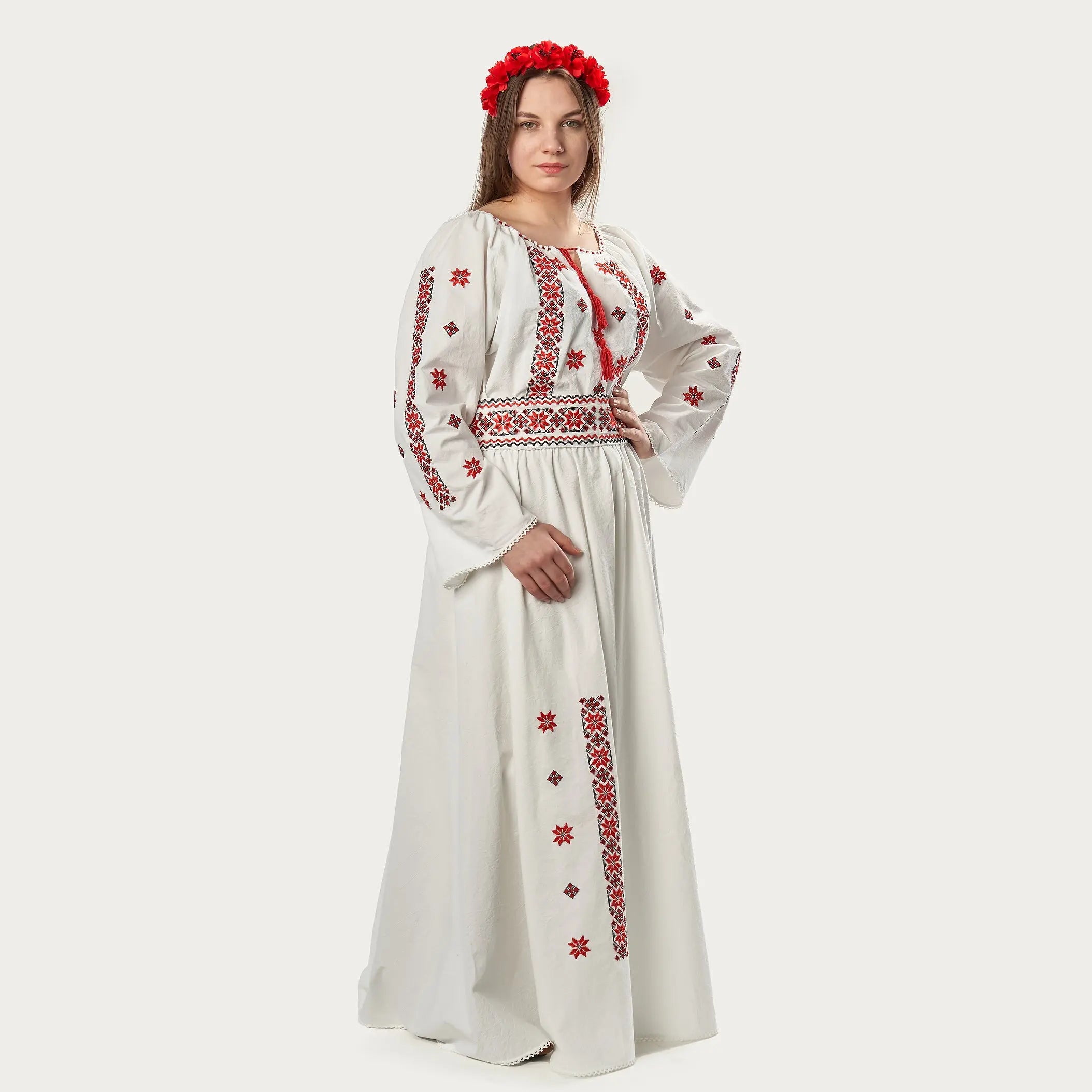 Rochie traditionala "RALUCA" - CasaCrystal