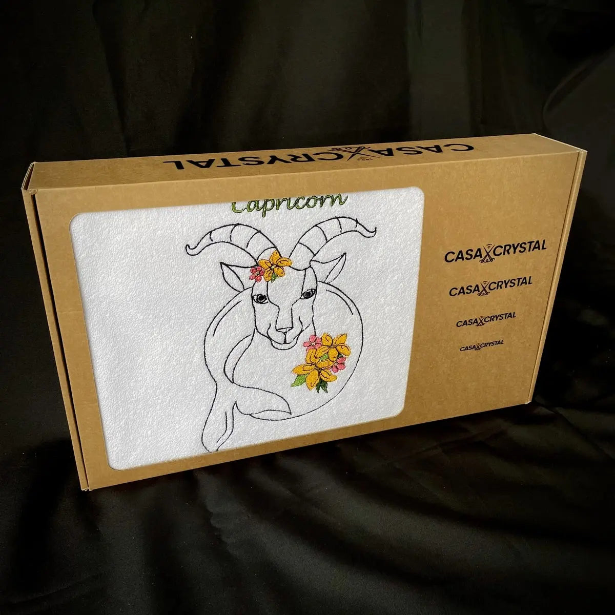 Prosoape albe "Capricorn" - CasaCrystal