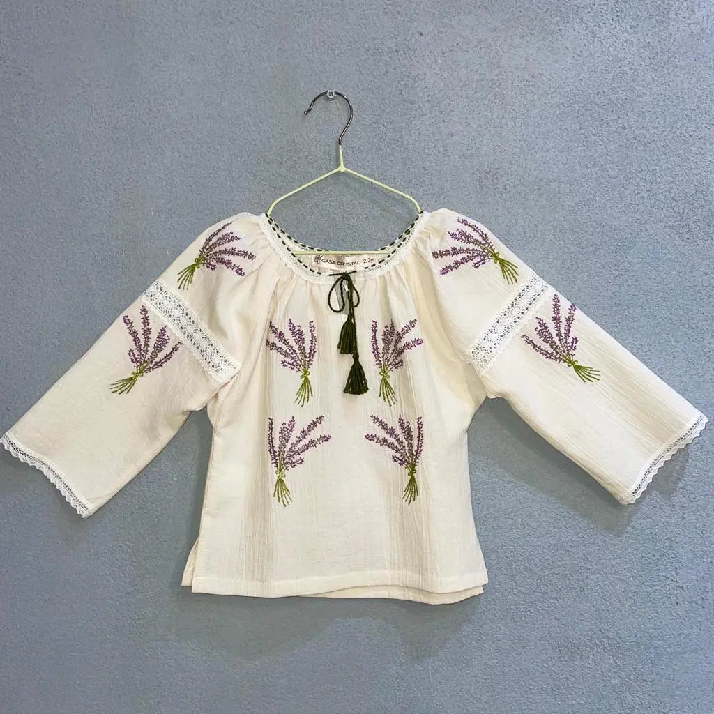 Ie traditionala fetite "LAVANDA" - CasaCrystal
