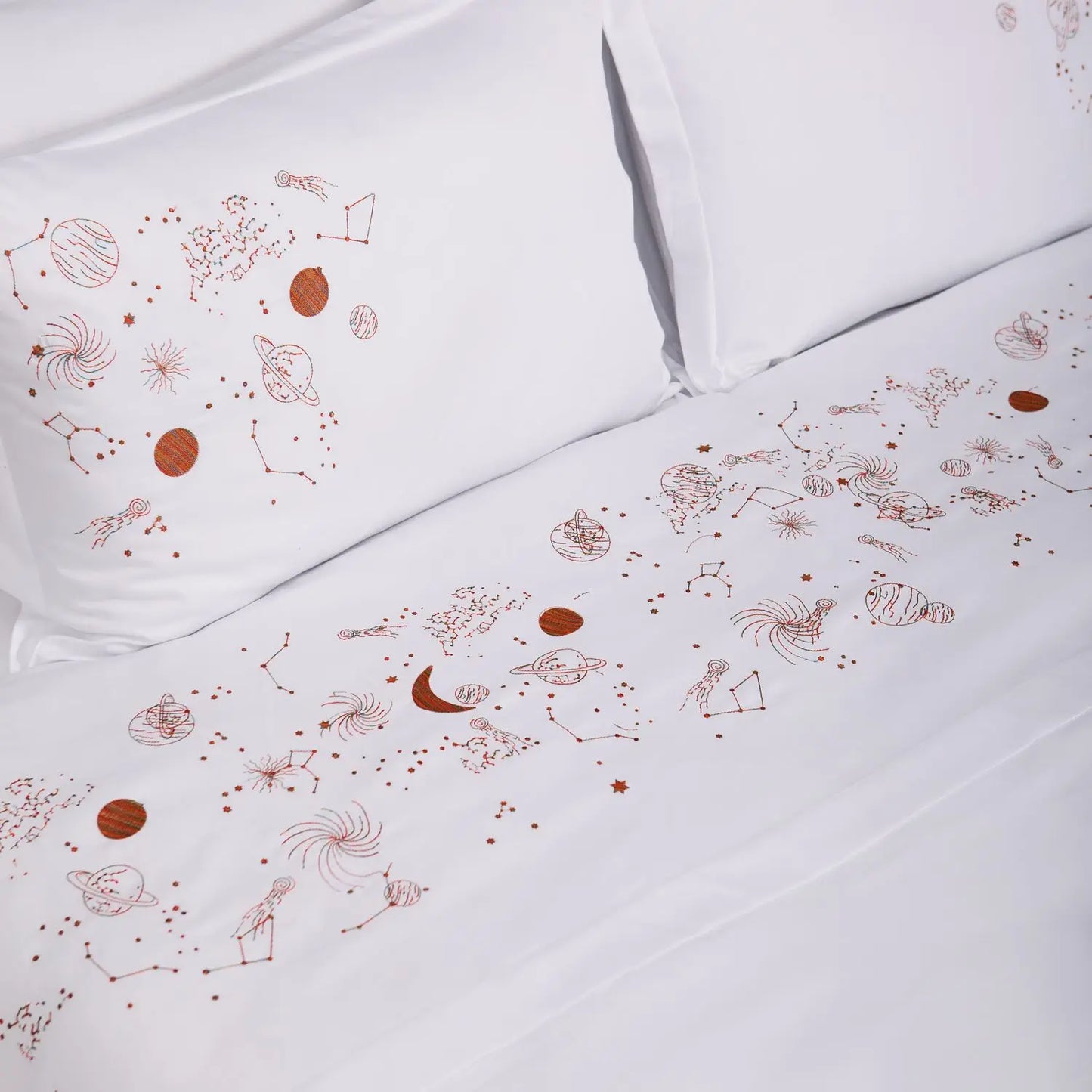 Lenjerie de pat "WHITE GALAXY"