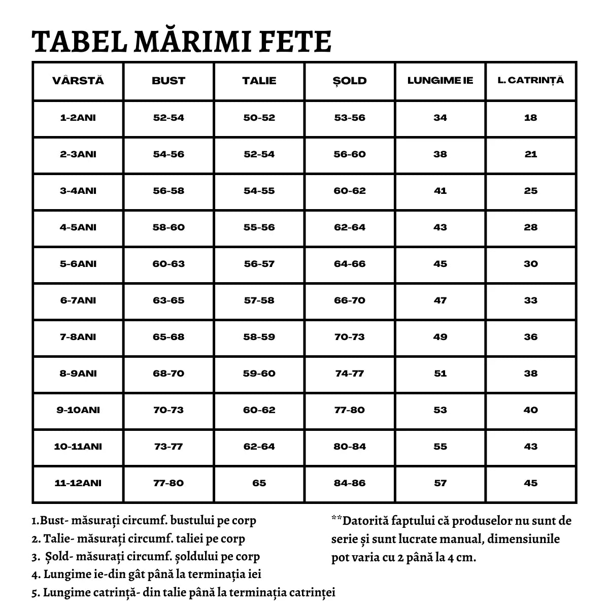 Ie traditionala fetite &quot;SOFIA&quot; - CasaCrystal