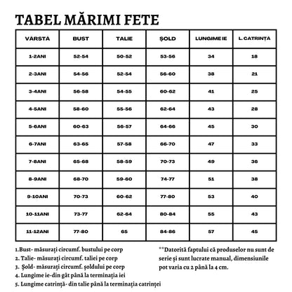 Ie traditionala fetite &quot;SOFIA&quot; - CasaCrystal