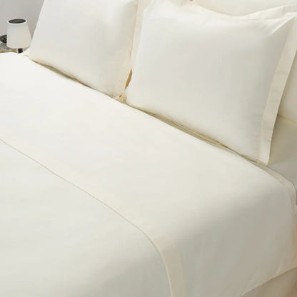 cearsaf pentru pilota culoarea ivoar din 100% bumbac natural foarte confortabil, model simplu Casa Crystal, dimensiuni variate