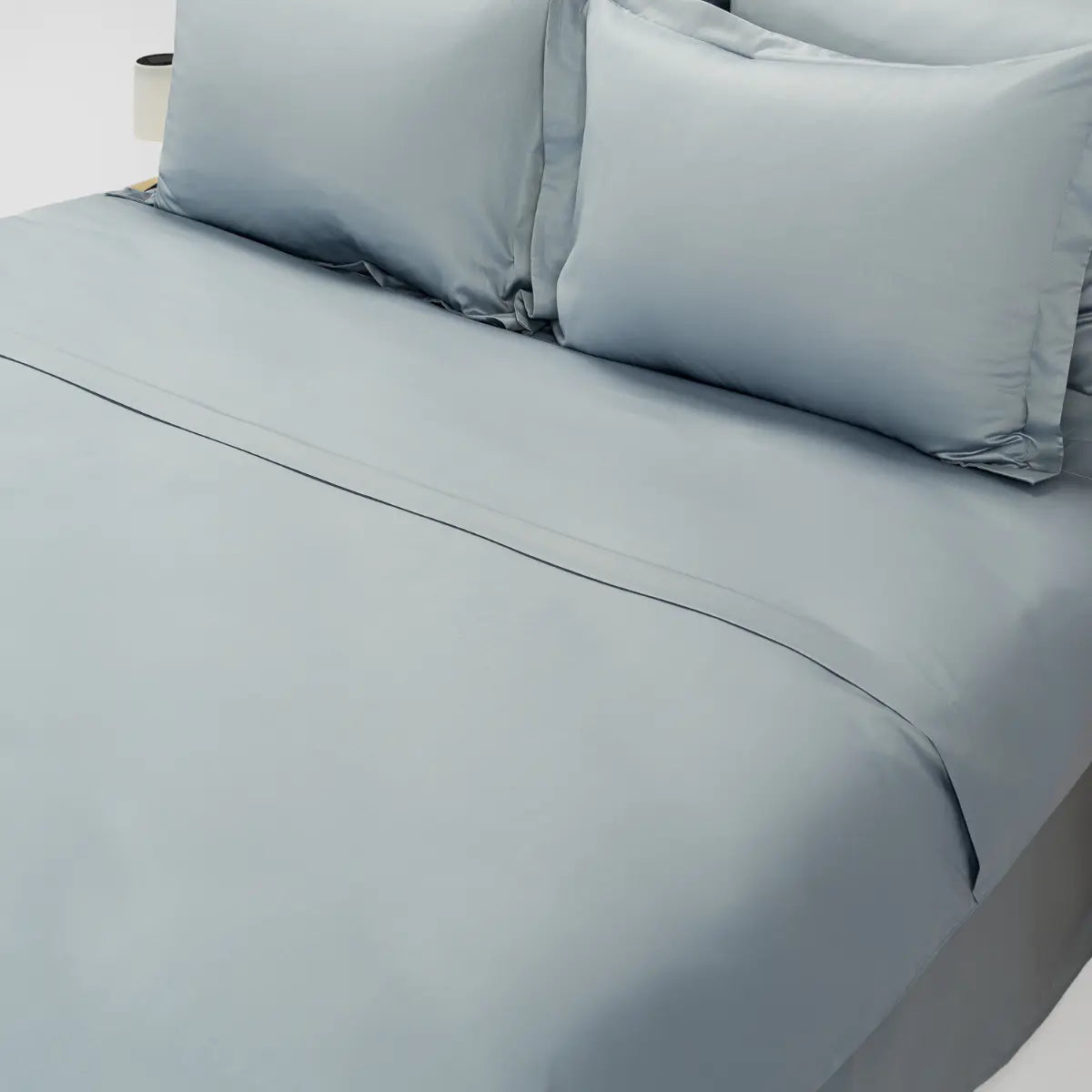 cearsaf pentru pilota culoarea bleu din 100% bumbac natural foarte confortabil, model simplu Casa Crystal, dimensiuni variate