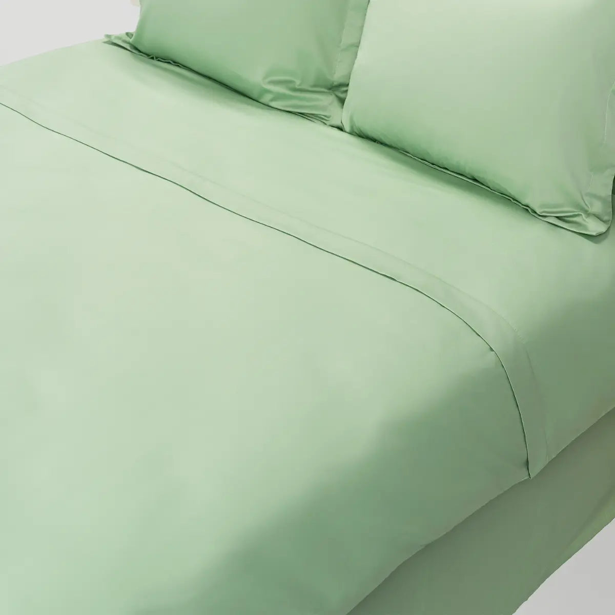 cearsaf pentru pilota culoarea verde menta din 100% bumbac natural foarte confortabil, model simplu Casa Crystal, dimensiuni variate