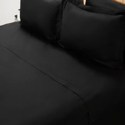 cearsaf pentru pilota culoarea neagra din 100% bumbac natural foarte confortabil, model simplu Casa Crystal, dimensiuni variate