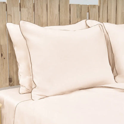 Față de Pernă Elegant din Bumbac 100% Natural - model cu Bordură Dimensiuni și Culori Variate