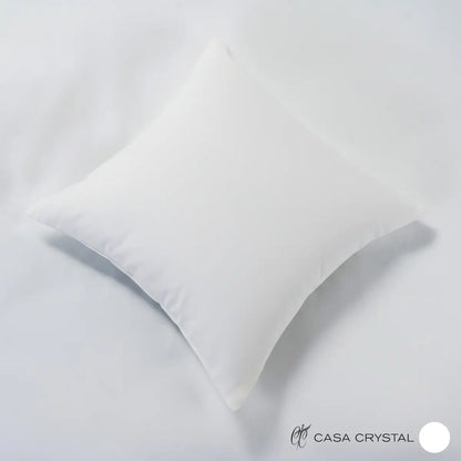 Fata de perna simpla alba, bumbac 100% natural satinat, confort absolut.