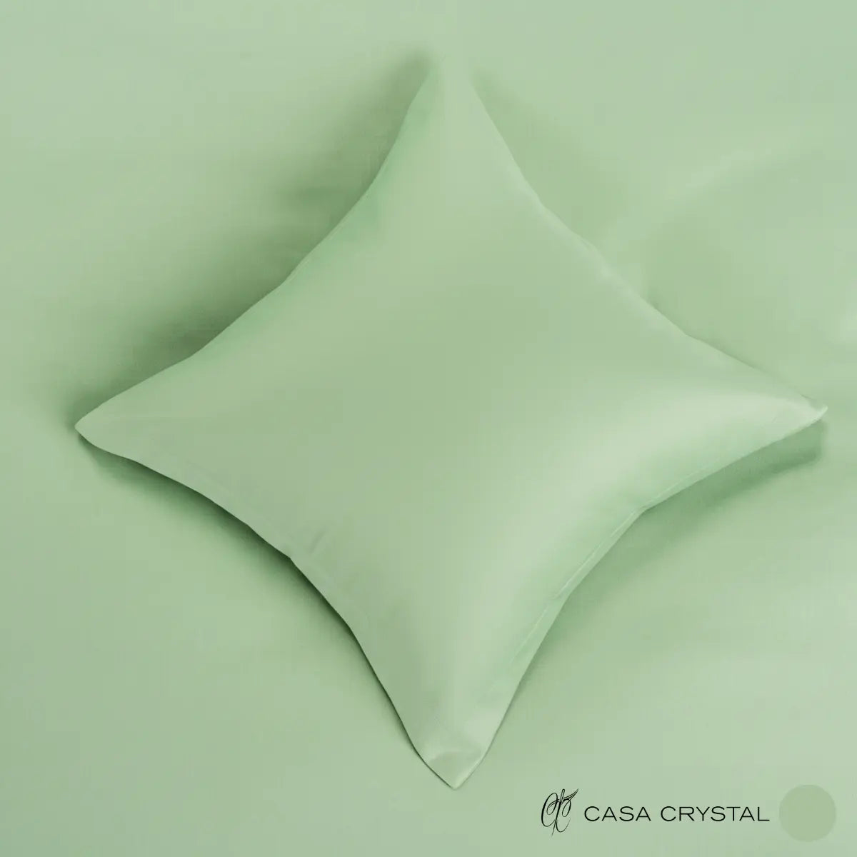 Fata de perna simpla mint, bumbac 100% natural satinat, confort absolut.