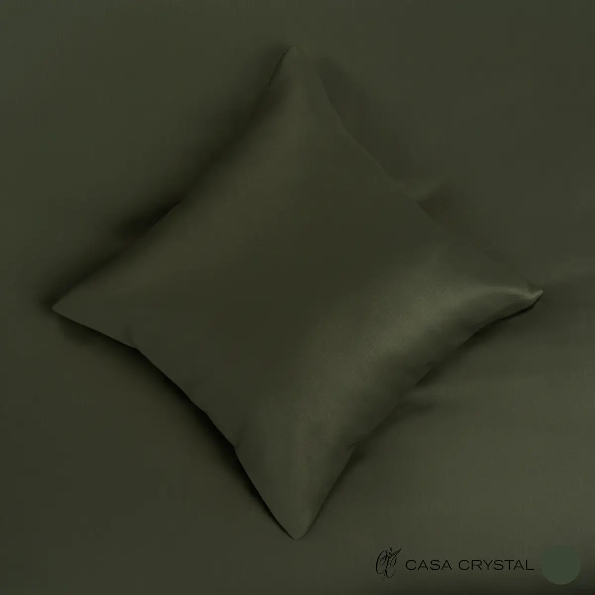 Fata de perna simpla kaki, bumbac 100% natural satinat, confort absolut.