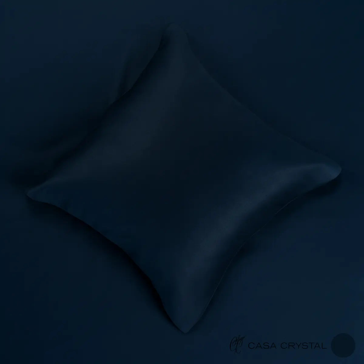 Fata de perna simpla navy, bumbac 100% natural satinat, confort absolut.