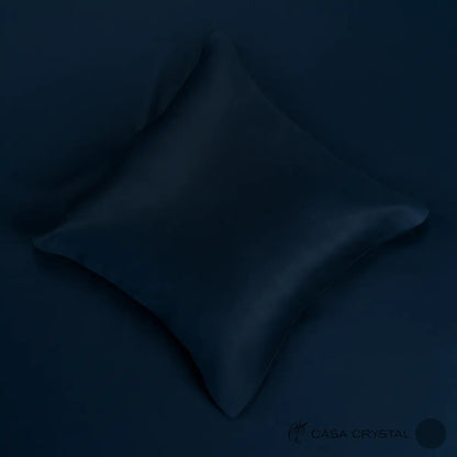 Fata de perna simpla navy, bumbac 100% natural satinat, confort absolut.