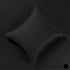 Fata de perna simpla black, bumbac 100% natural satinat, confort absolut.