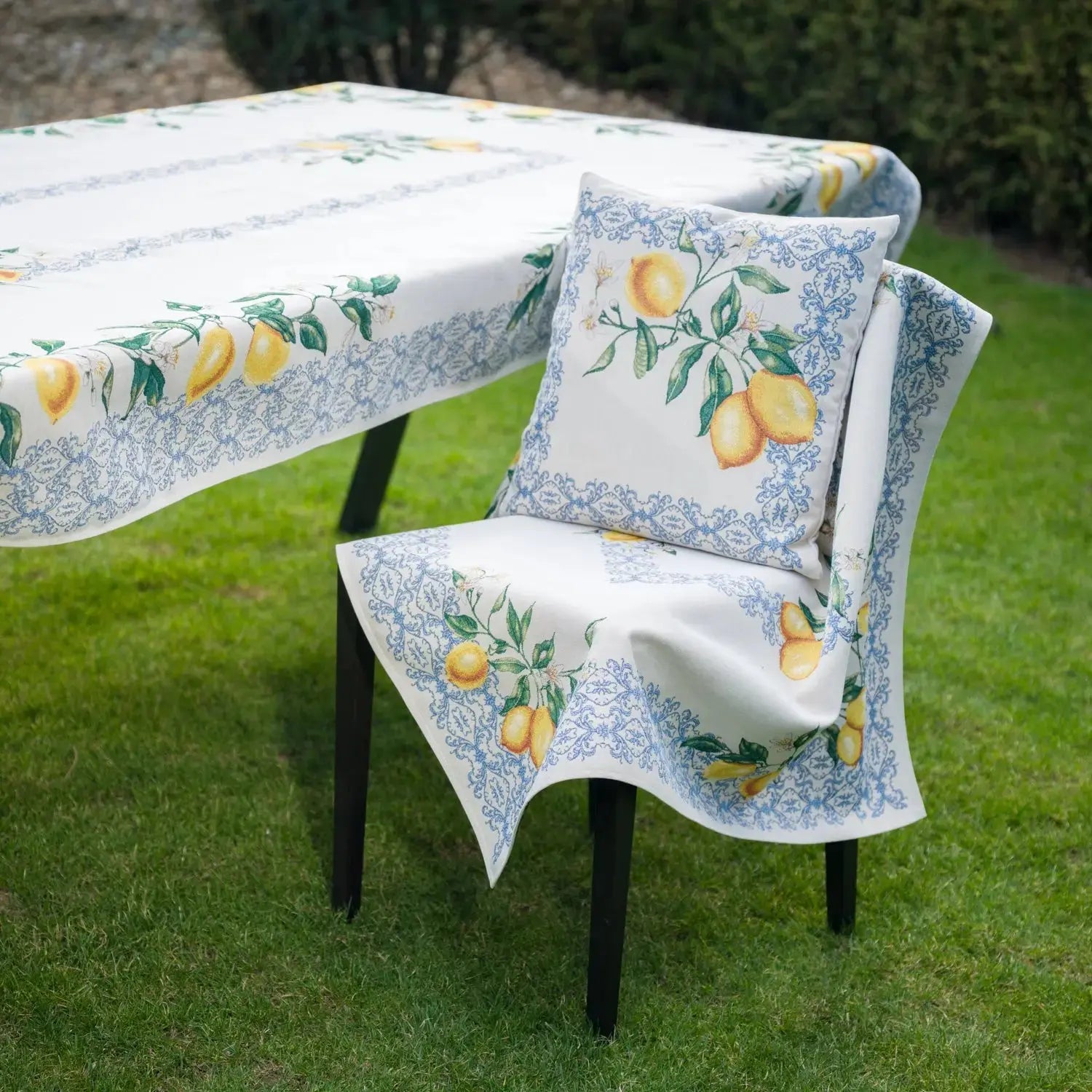 Fete de masa și naproane din gobelin IRATA, model cu lămâi - Complet personalizabil CasaCrystal CasaCrystal
