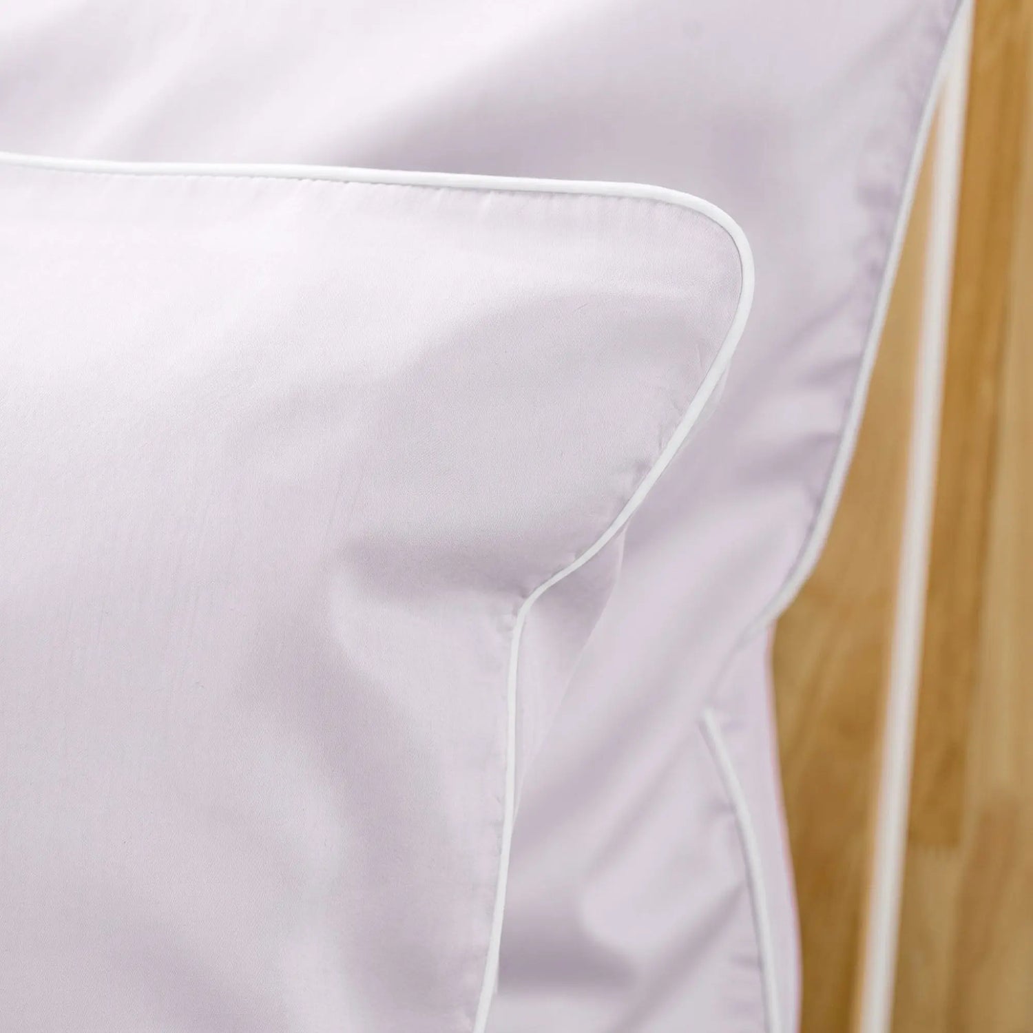 Lenjerie de pat 1 persoană Gri Lila din bumbac satinat dens simplă, personalizabilă – ELEGANT LILAC