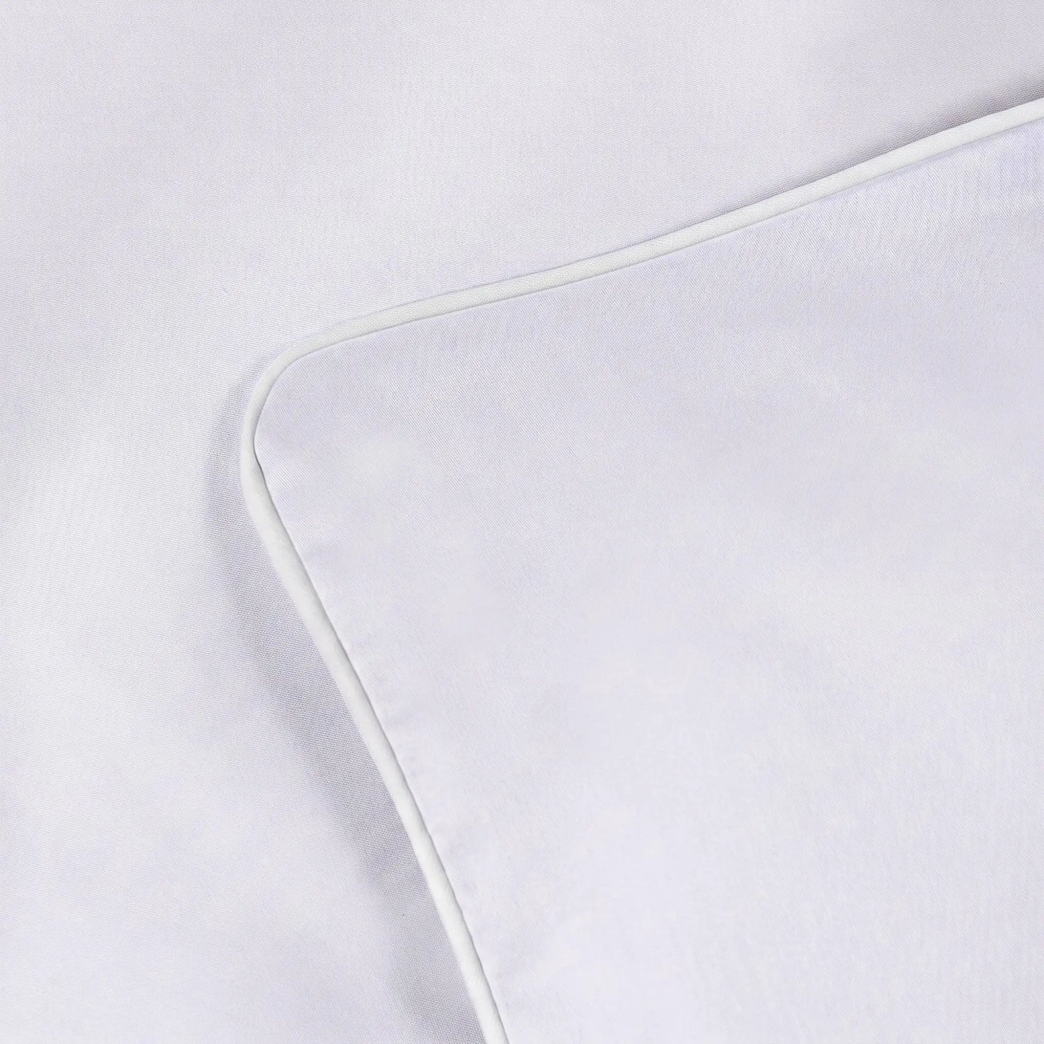 Lenjerie de pat 1 persoană Gri Lila din bumbac satinat dens simplă, personalizabilă – ELEGANT LILAC