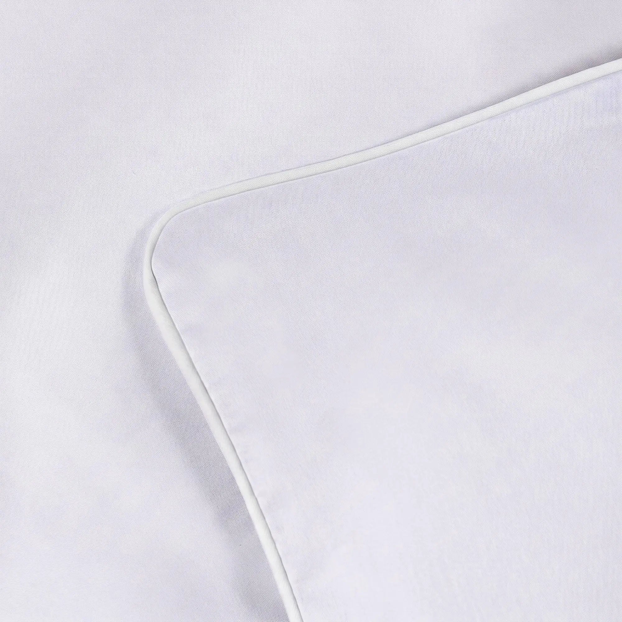 Lenjerie de pat 1 persoană Gri Lila din bumbac satinat dens simplă, personalizabilă – ELEGANT LILAC
