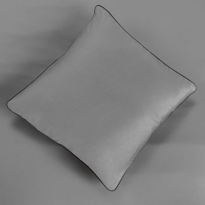 Lenjerie de pat 2 persoane Gri, cu două fețe, din bumbac satinat dens, personalizabilă – STONES CASA CRYSTAL CasaCrystal