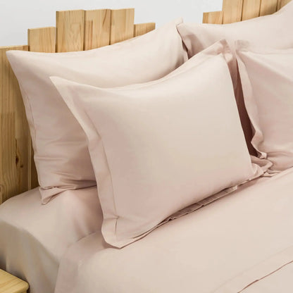 Lenjerie de pat 1 persoană Nude din bumbac satinat dens simplă, personalizabilă – SIMPLE NUDE CASA CRYSTAL CasaCrystal