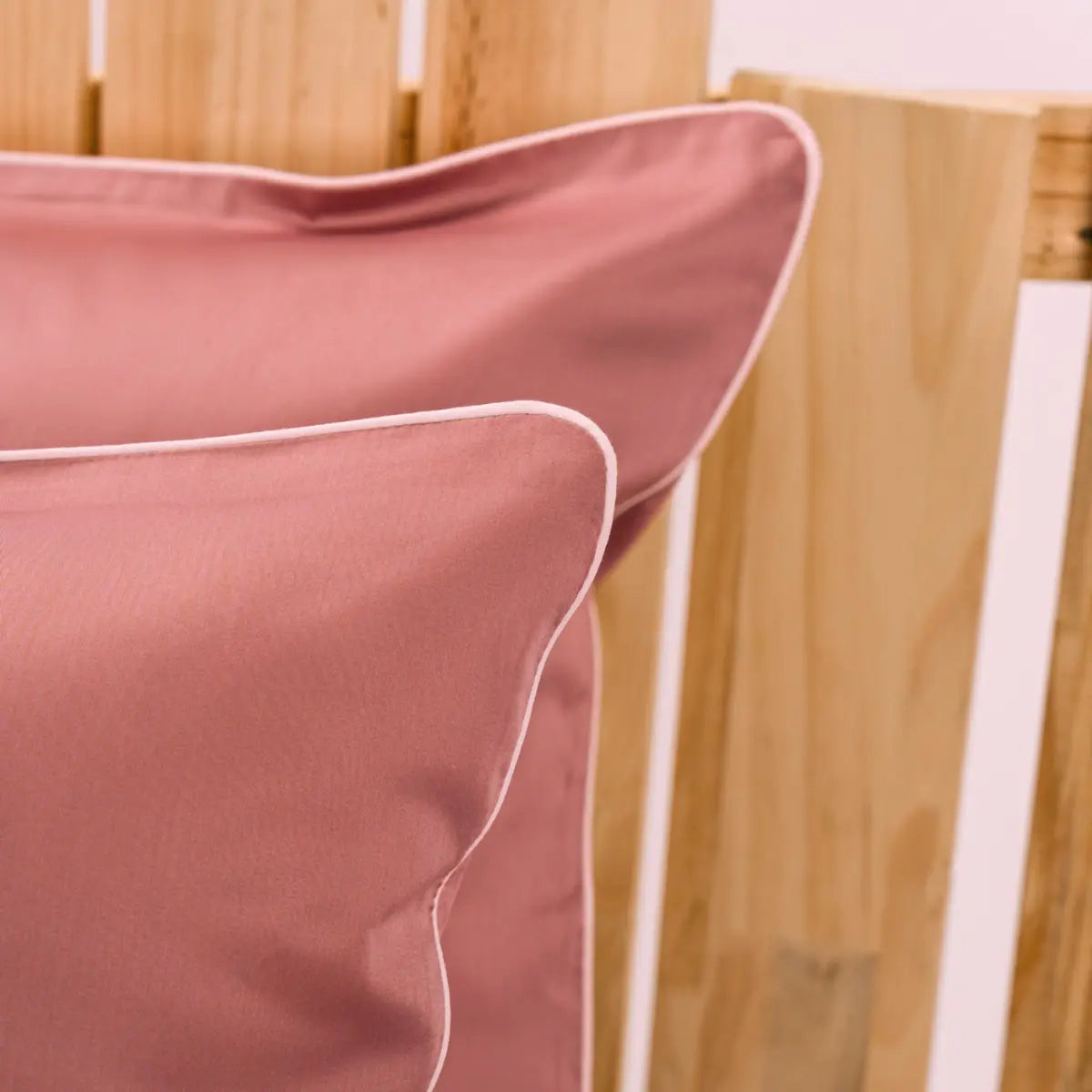 Lenjerie de pat 1 persoană Roz din bumbac satinat dens simplă, personalizabilă – ELEGANT PINK