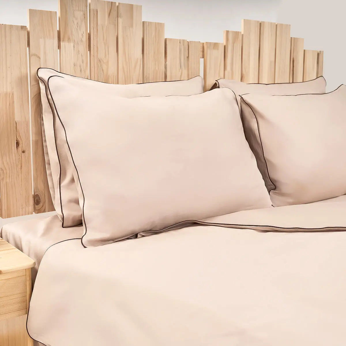 Lenjerie de pat 1 persoana &quot;ELEGANT CREAM&quot; CasaCrystal CasaCrystal