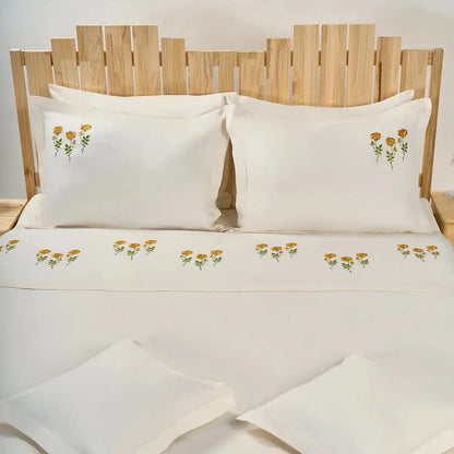 Lenjerie de pat &quot;GOLD ROSE&quot; CasaCrystal CasaCrystal