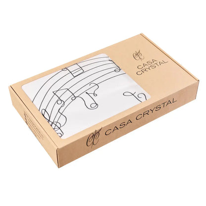 ambalaj Set complet lenjerie Musical din bumbac natural – ideal pentru cadou sau uz zilnic