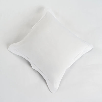 Lenjerie de pat 2 persoane Albă din bumbac satinat dens și dantelă, personalizabilă – SOPHIA CASA CRYSTAL CasaCrystal